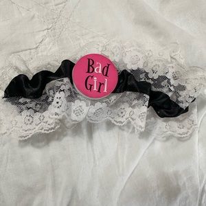 Rare 1Pcs Sexy Bachelorette Party Lace Bride to Be Bad Girl Garter Belt.